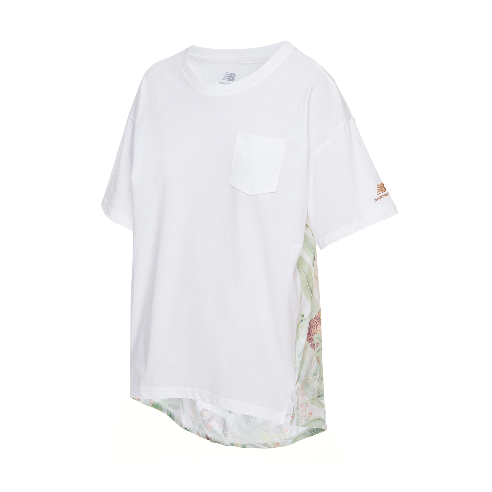 Футболка NB Essentials Botanical Knit Woven