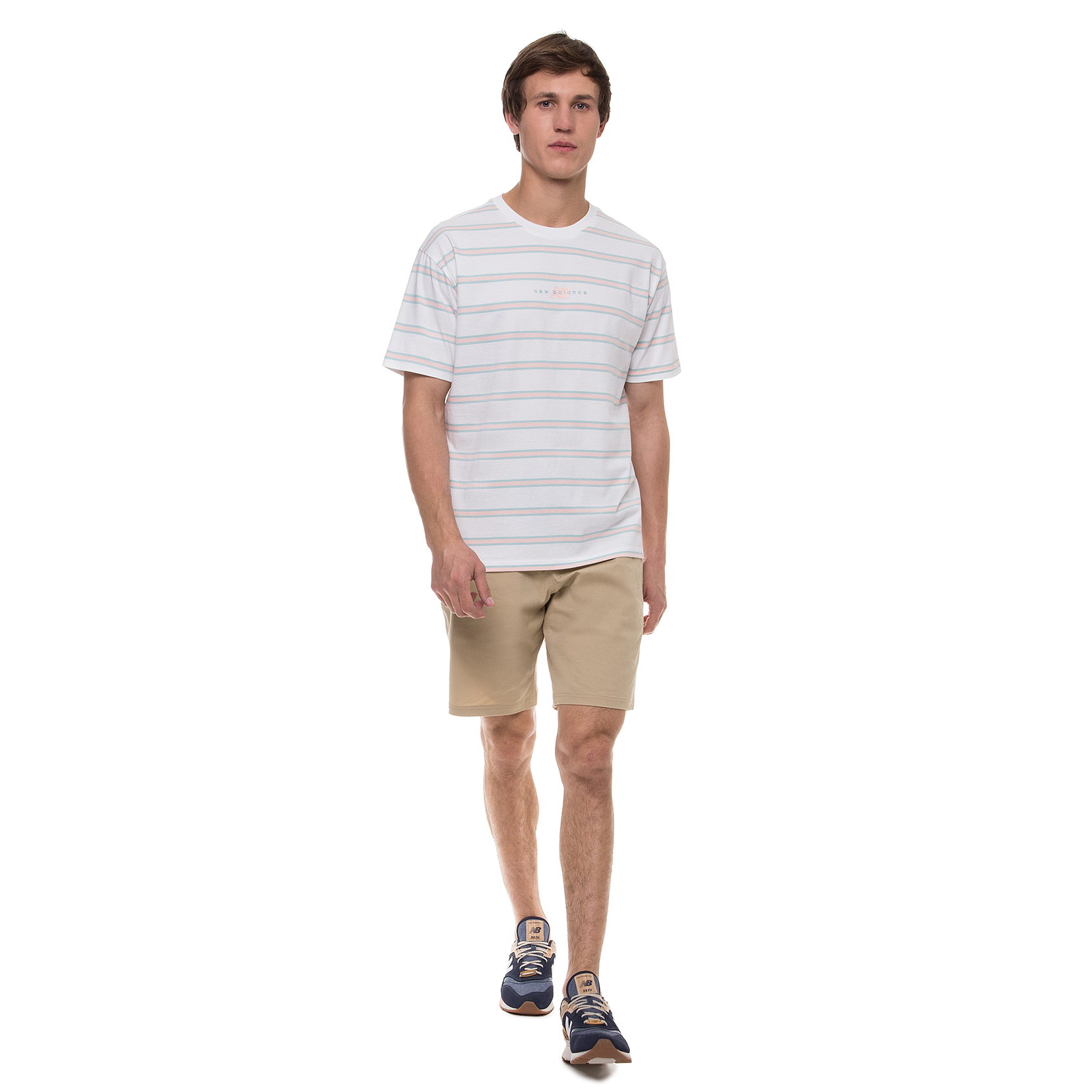 Футболка NB Athletics Prep Stripe