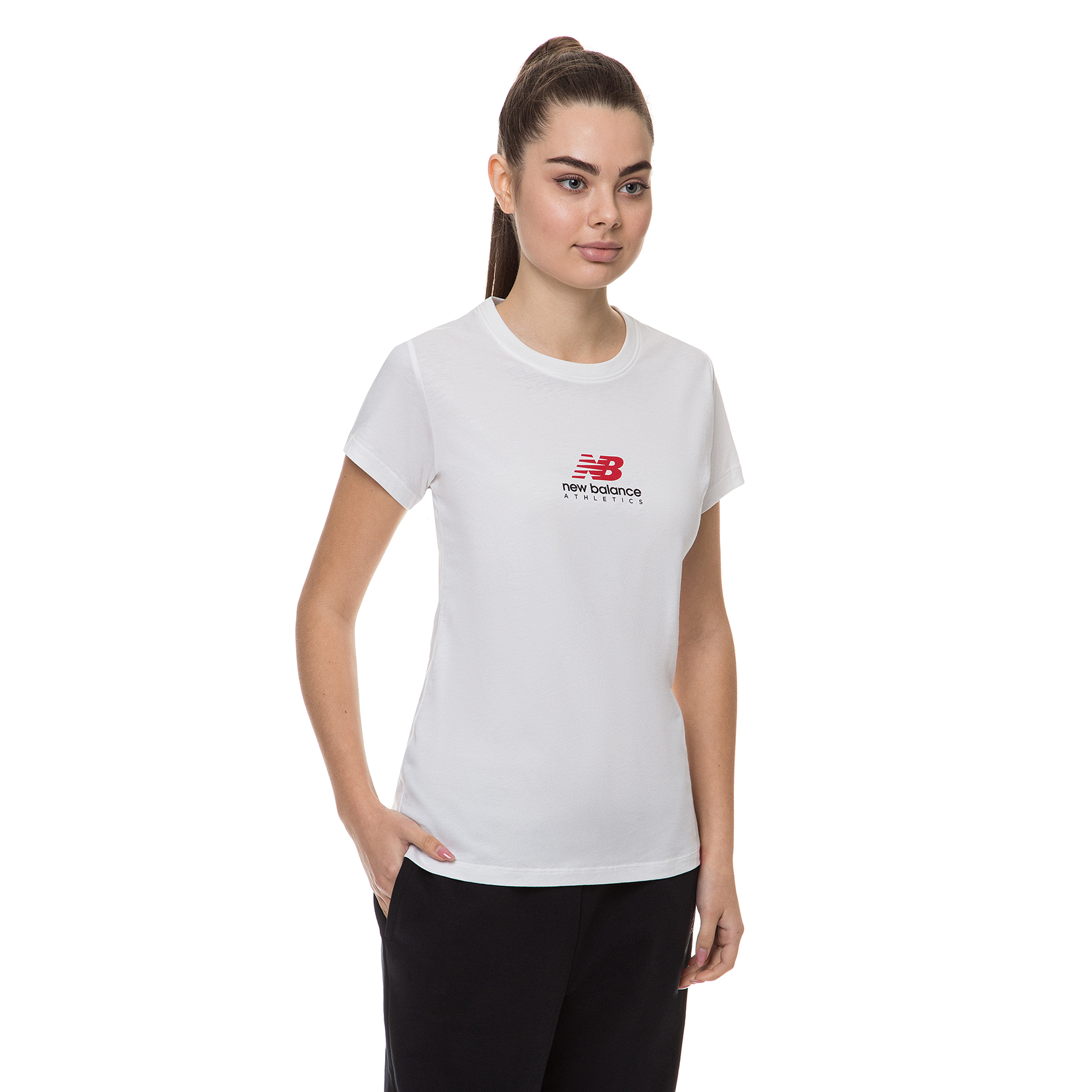 Футболка Essentials Icon Stacked NB