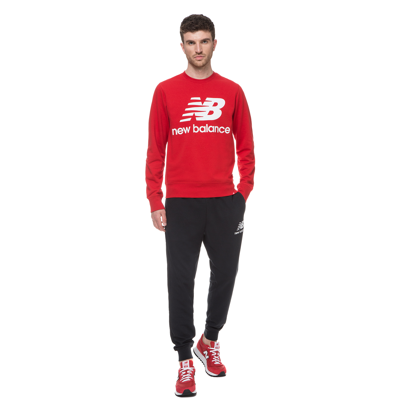 Світшот Essentials Stacked Logo Crew