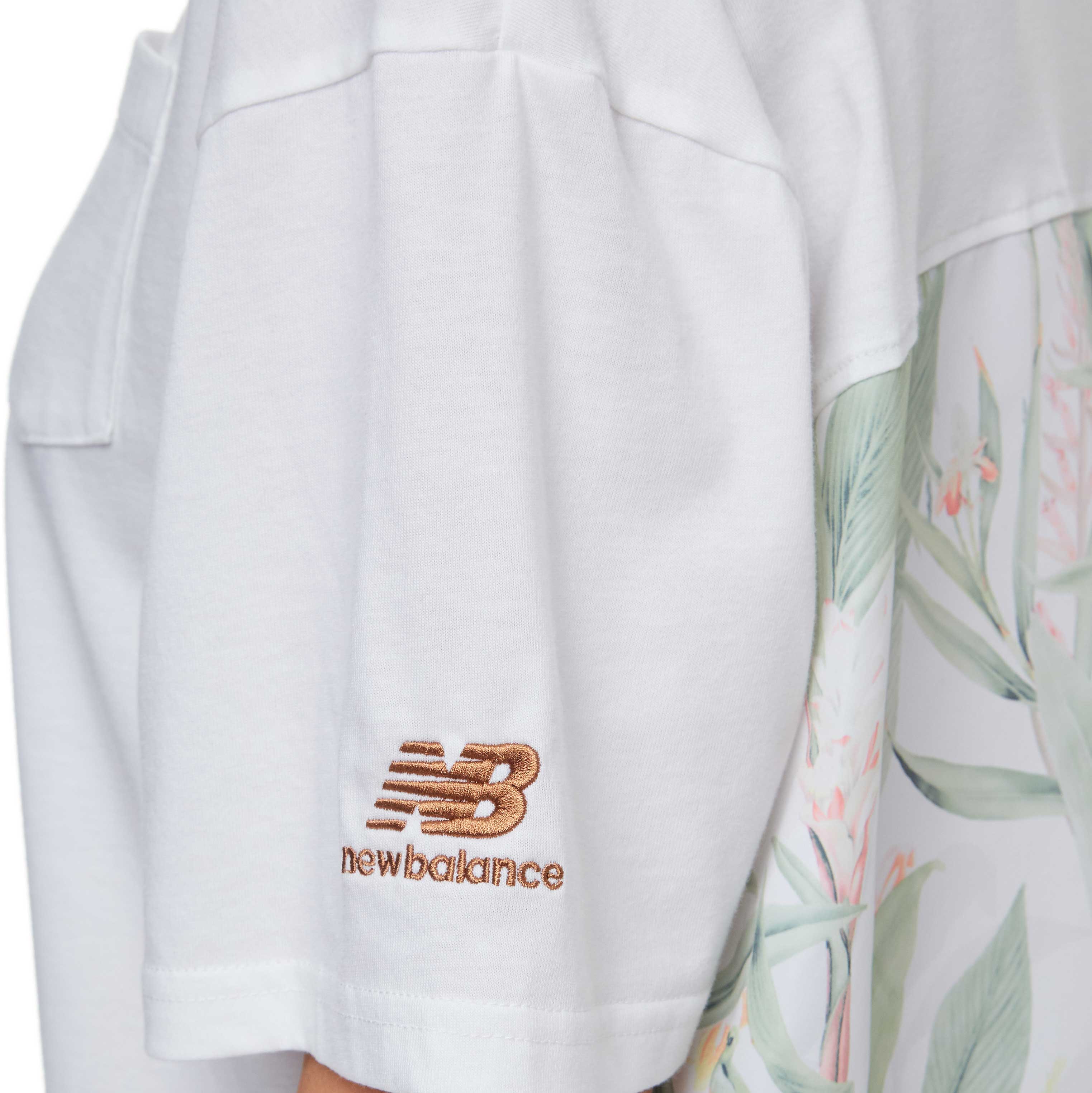 Футболка NB Essentials Botanical Knit Woven