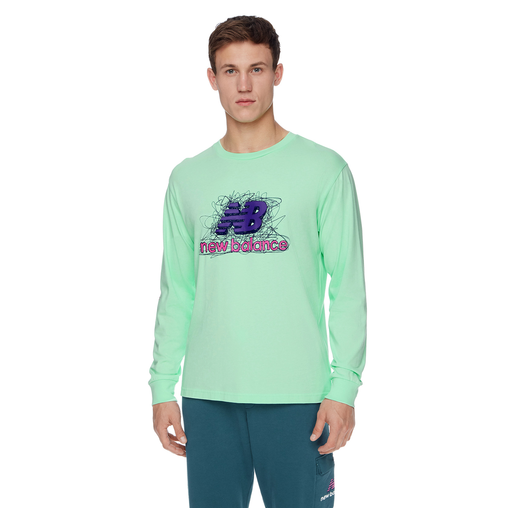 Футболка з довгим рукавом NB Athletic Clash