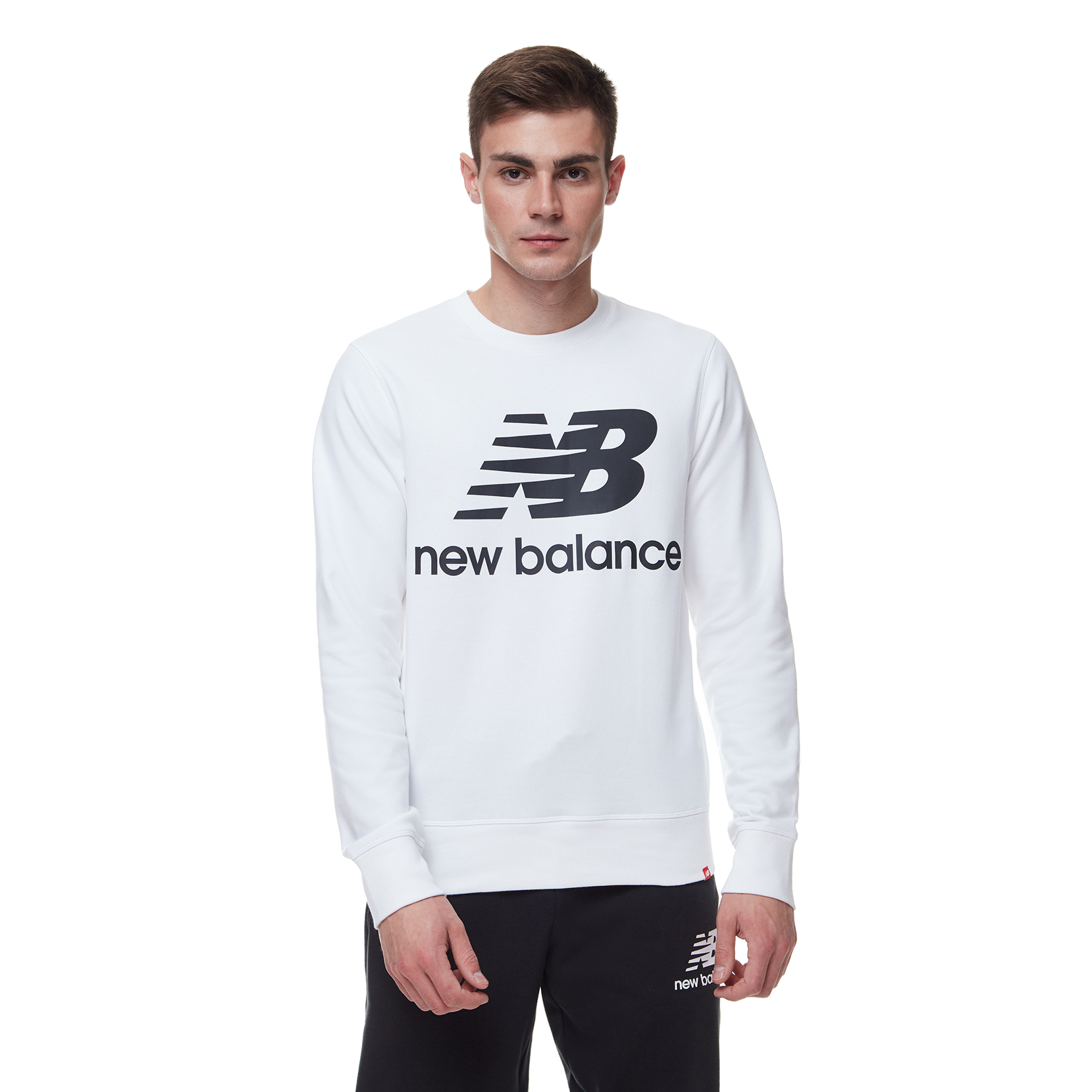 Світшот NB Essentials Stacked Logo