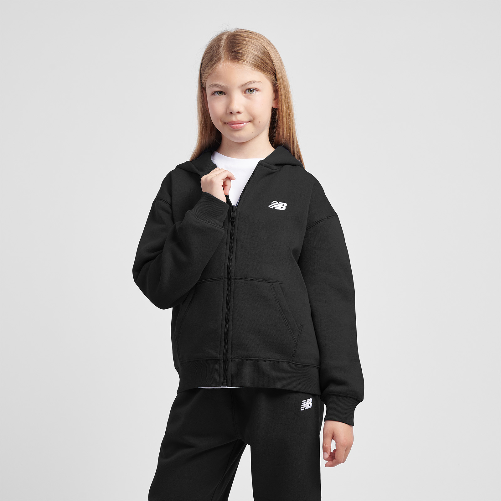 Дівчаче худі Brush Back Small Logo Full Zip