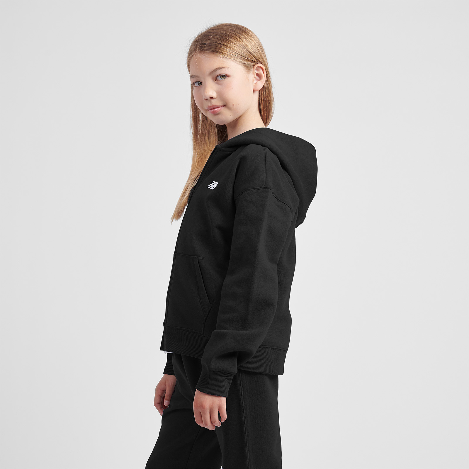 Дівчаче худі Brush Back Small Logo Full Zip