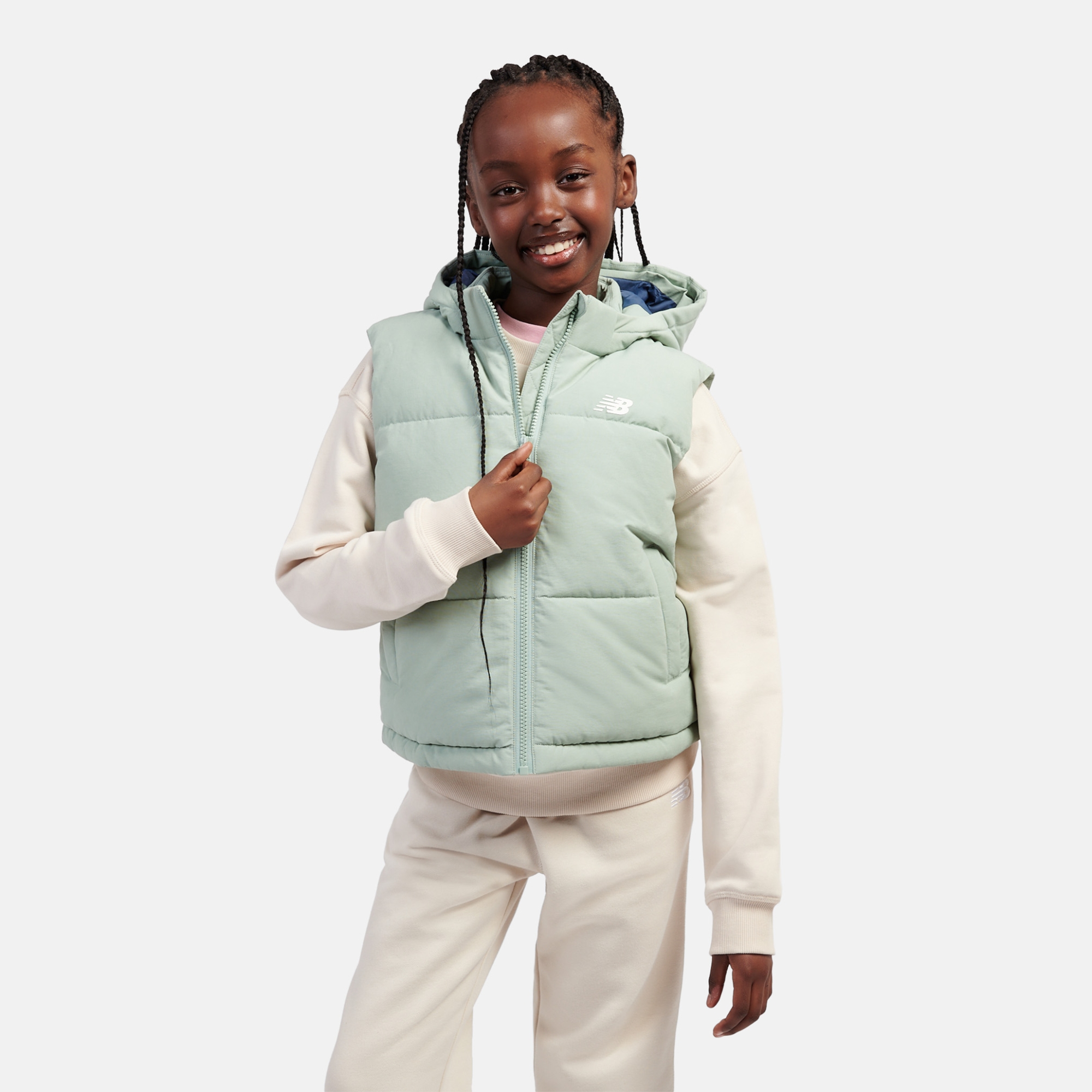 Дівчачий жилет WIDE BAFFLE SMALL LOGO