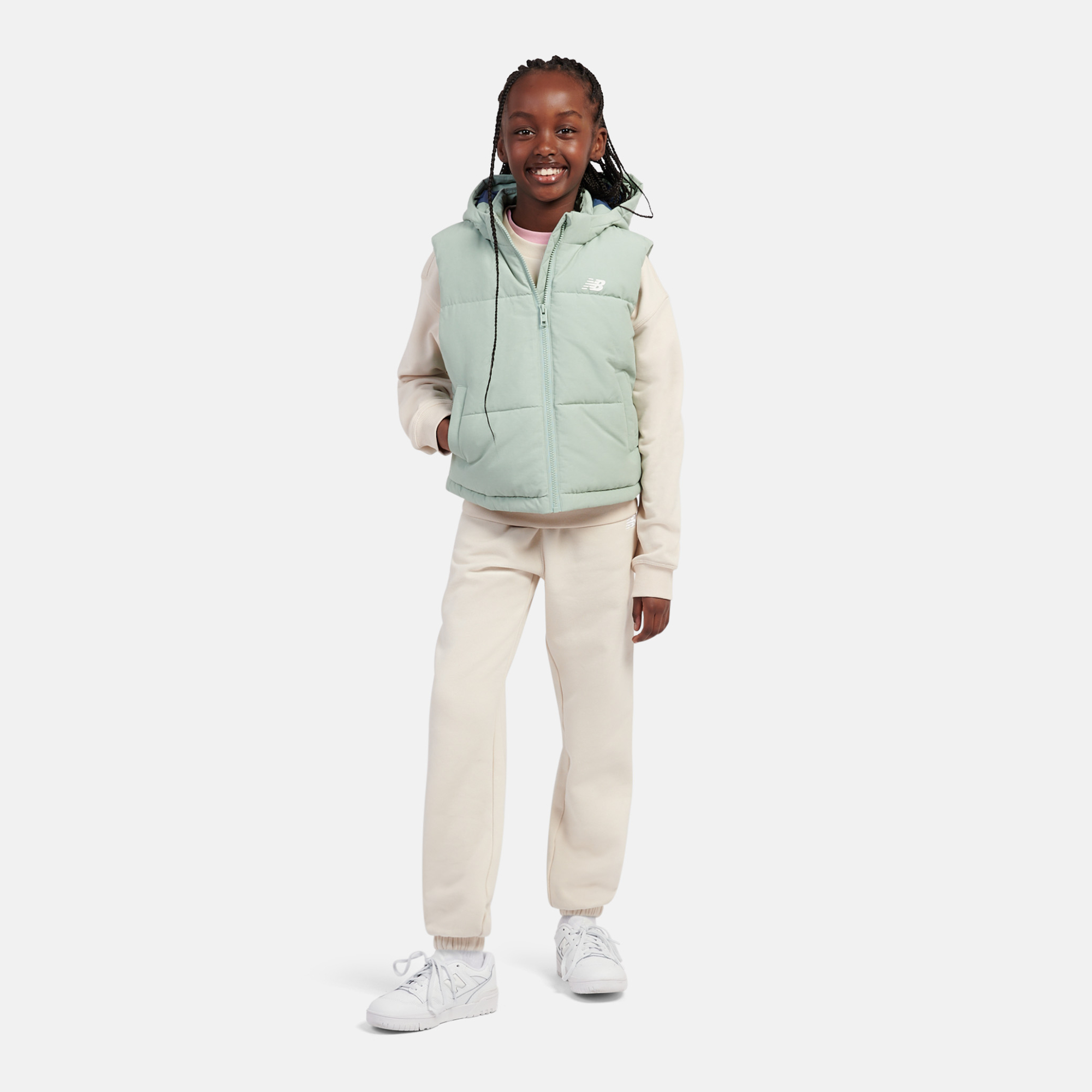 Дівчачий жилет WIDE BAFFLE SMALL LOGO