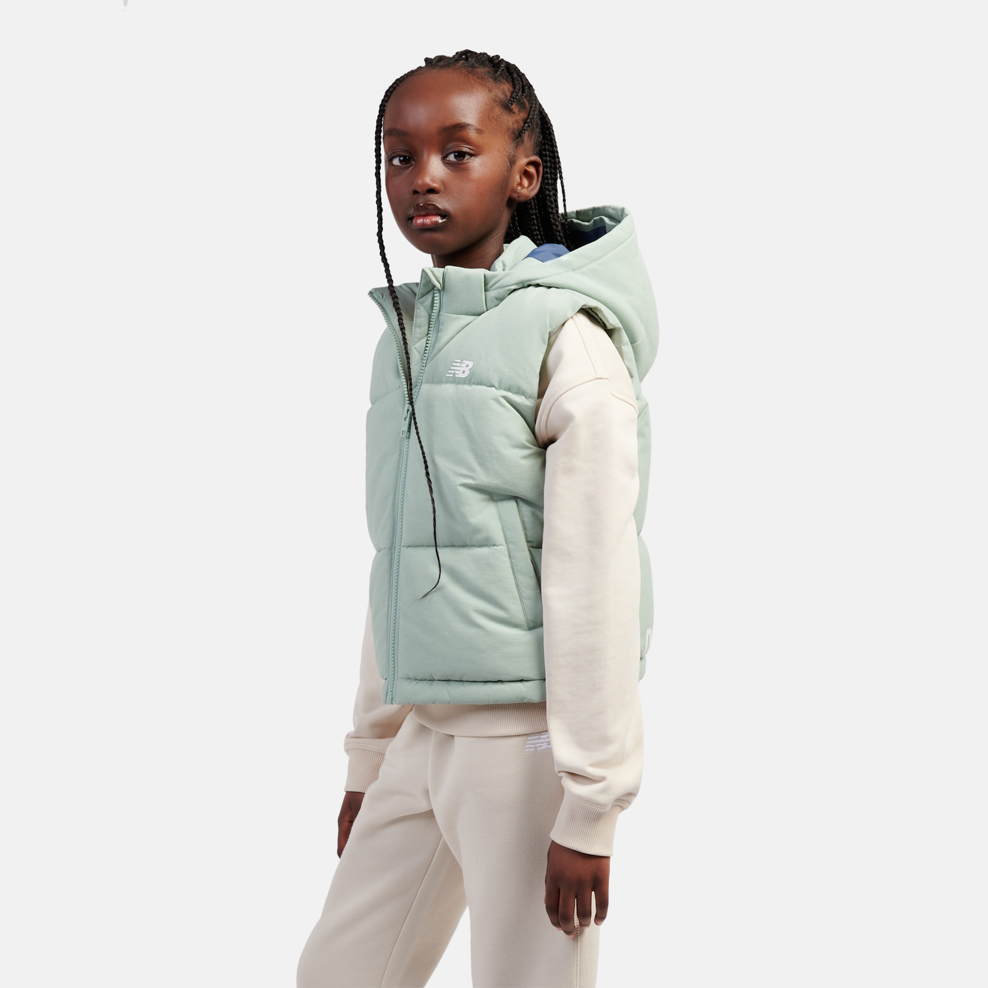 Дівчачий жилет WIDE BAFFLE SMALL LOGO