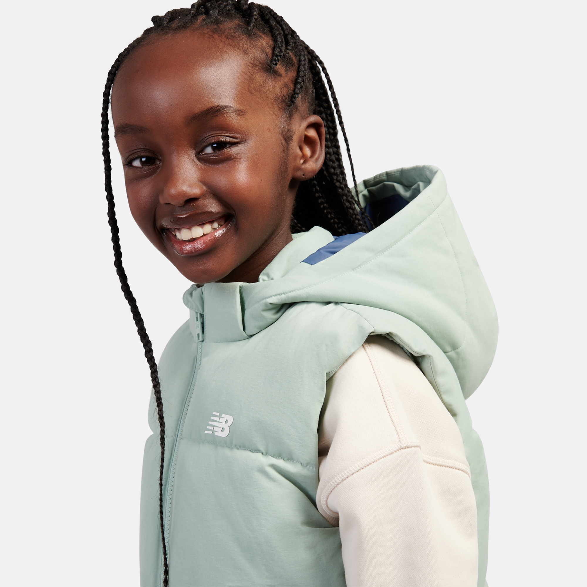 Дівчачий жилет WIDE BAFFLE SMALL LOGO