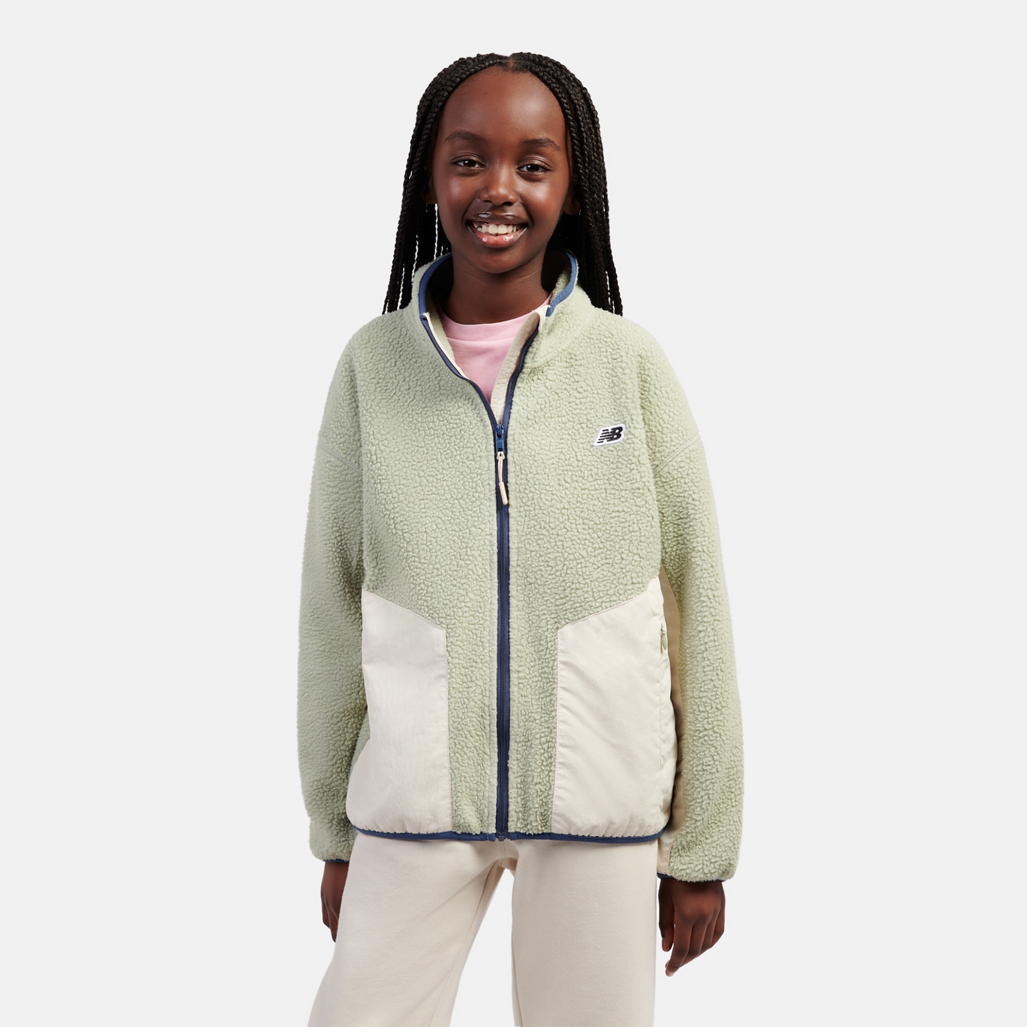 Дівчача куртка NB PREMIUM BORG FLEECE