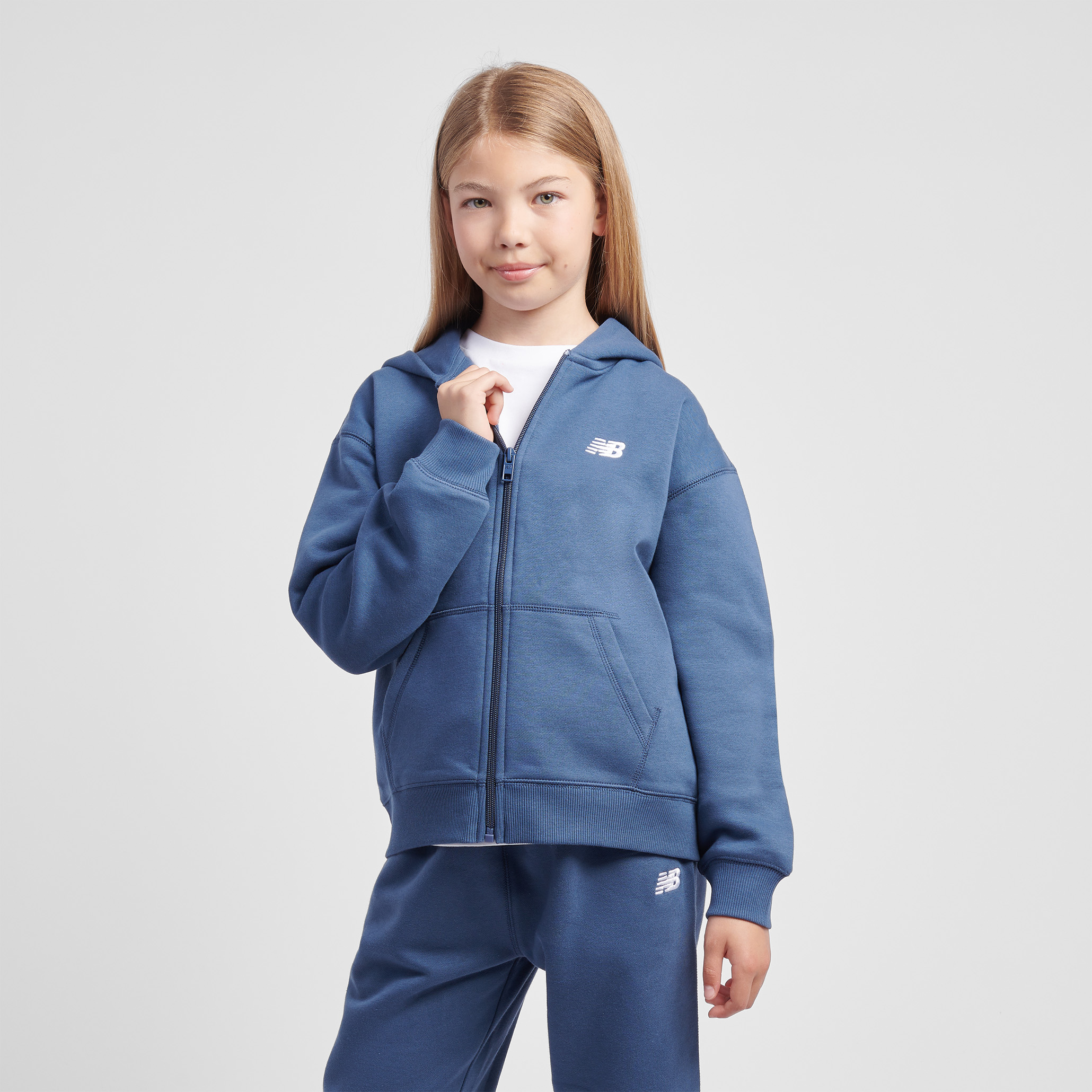 Дівчаче худі Brush Back Small Logo Full Zip