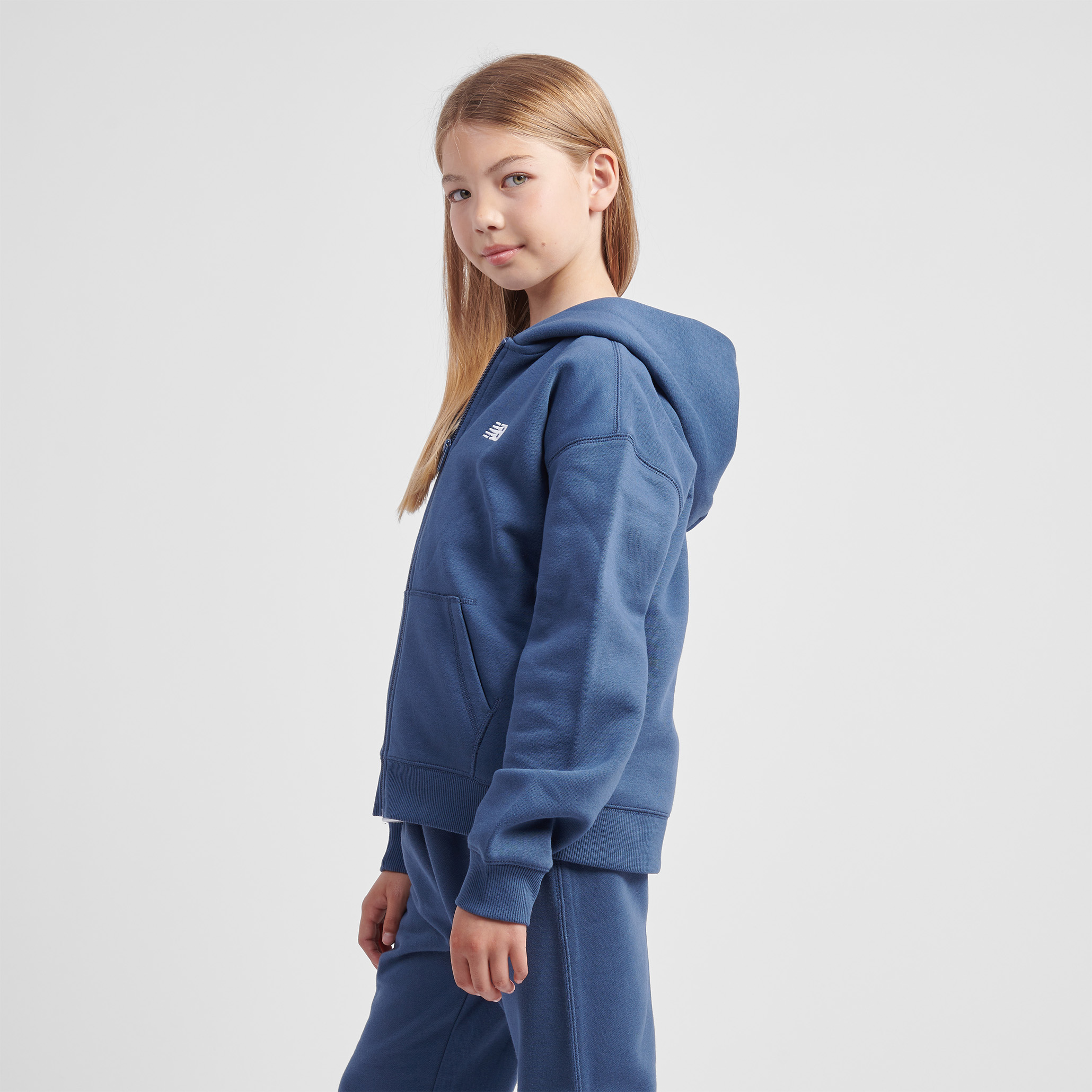 Дівчаче худі Brush Back Small Logo Full Zip