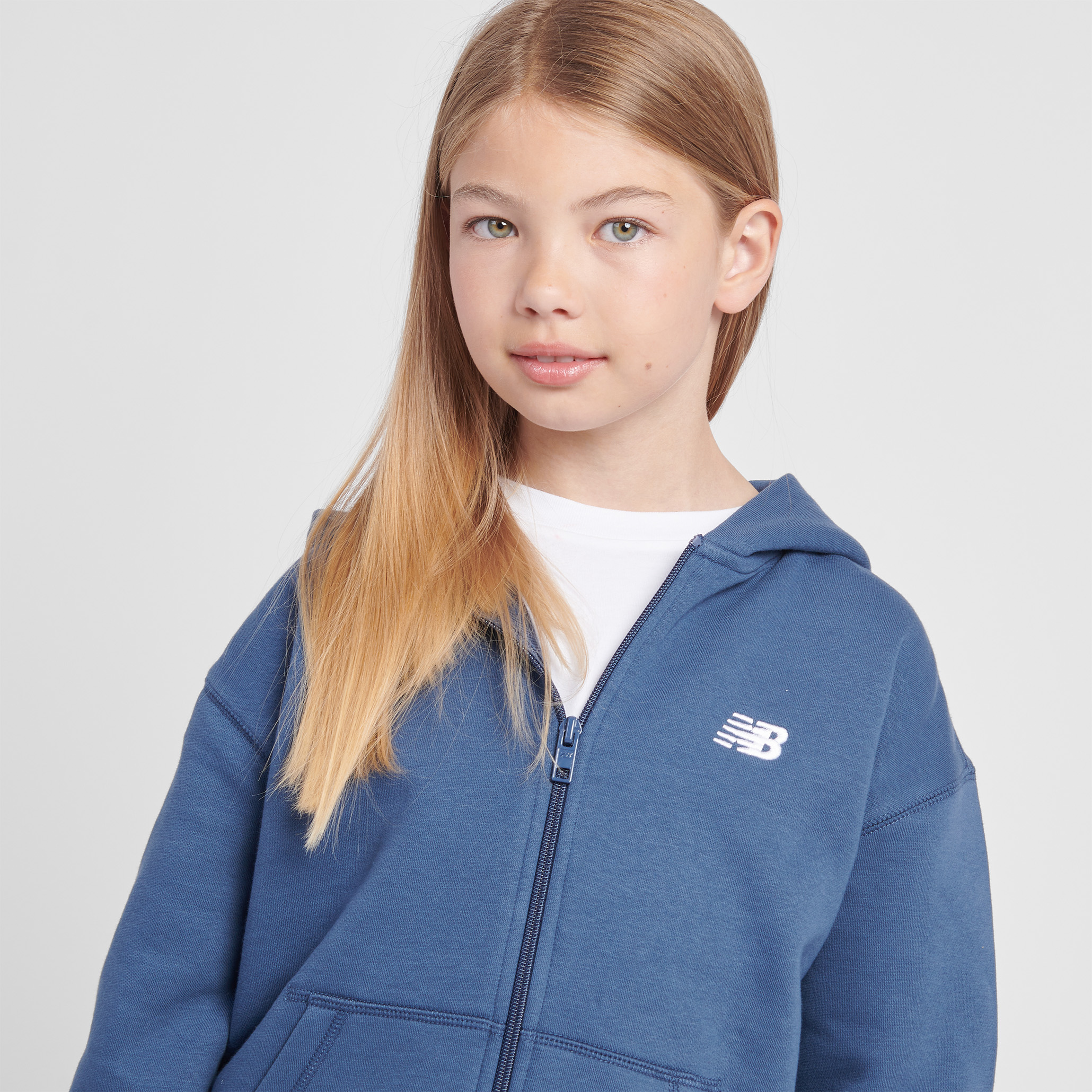 Дівчаче худі Brush Back Small Logo Full Zip