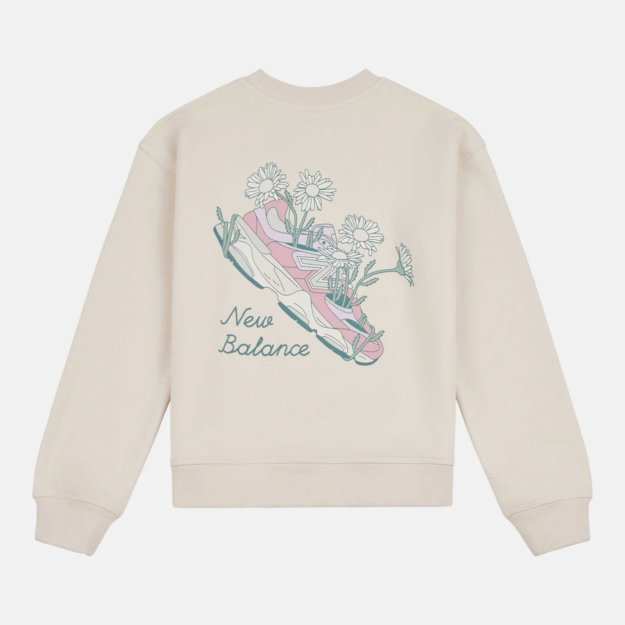 Дівчачий світшот Flower Shoe Graphic Crew